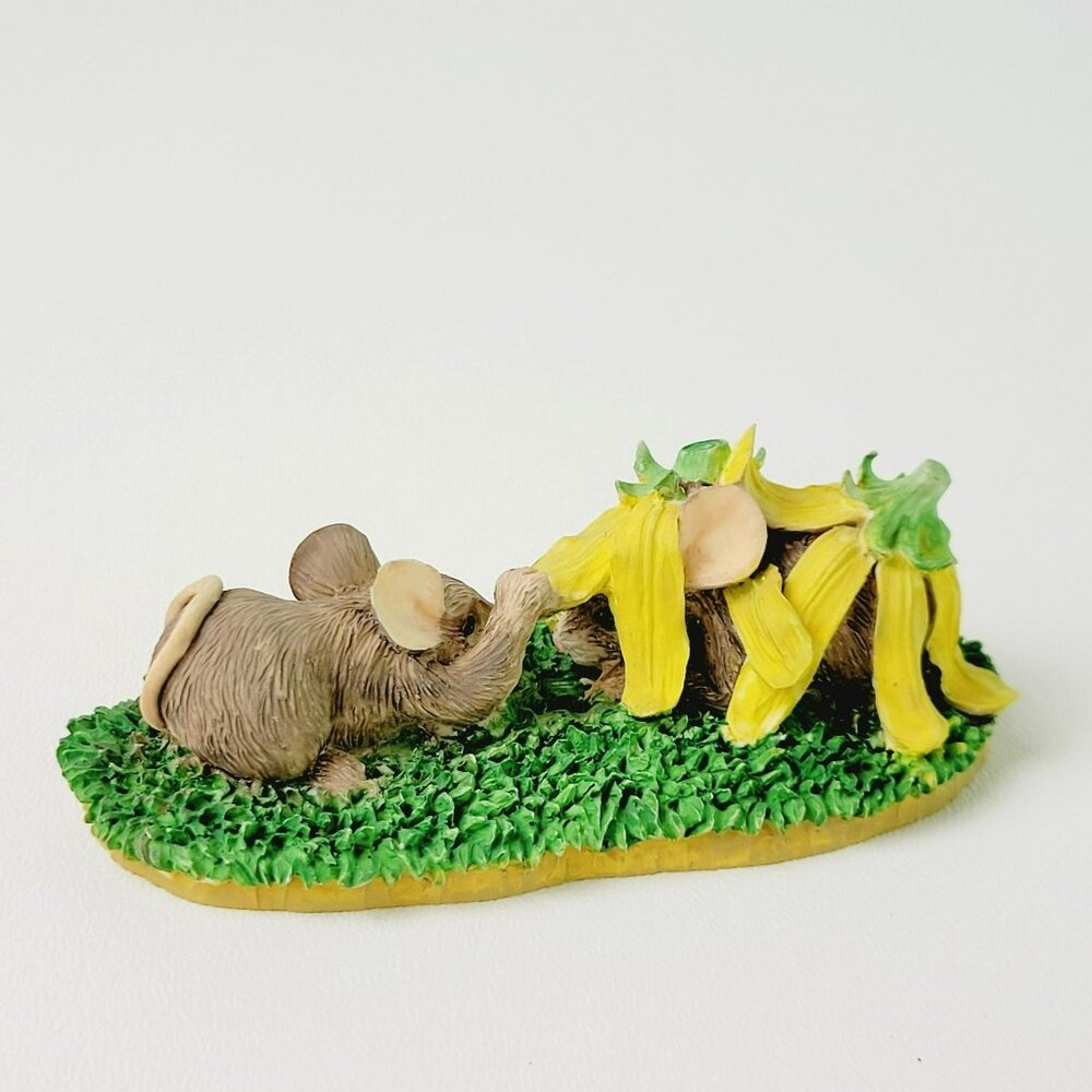 Rare Silvestri Charming Tails Hide Seek Mice Figurine 1993 Early Piece Retired - Picture 3 of 10